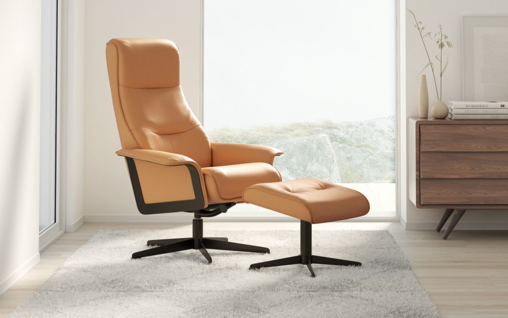 Housse Fauteuil Relax Avec Repose Pied