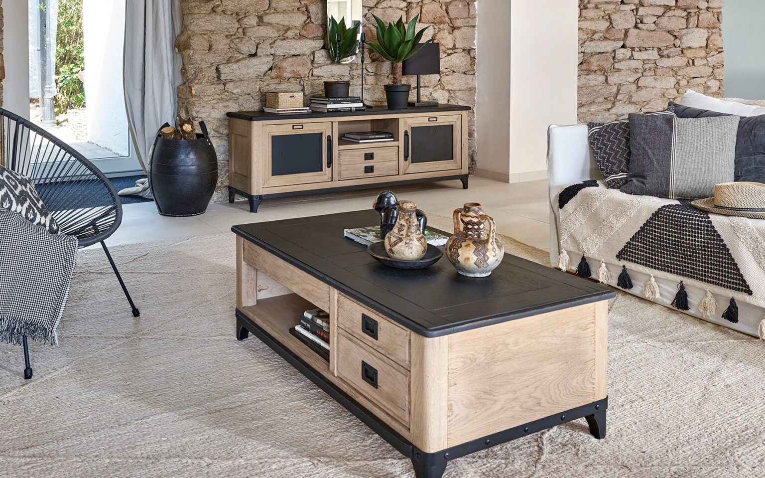 Meuble Tv Indus Maison Du Monde